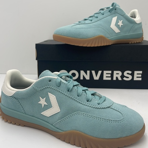 Converse Men’s Sneakers A11505CRUN STAR TRAINER OX VERNAL POOL/EGRET/LIGHT BRN…